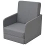 Umwandelbarer Sessel in hellgraues Stoffbett von vidaXL, Sessel - Ref: Foro24-243648, Preis: 220,14 €, Rabatt: %