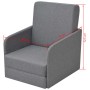 Umwandelbarer Sessel in hellgraues Stoffbett von vidaXL, Sessel - Ref: Foro24-243648, Preis: 239,46 €, Rabatt: %