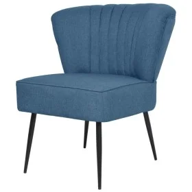 Cocktailserigtsessel aus blauem Stoff von vidaXL, Sessel - Ref: Foro24-244098, Preis: 157,87 €, Rabatt: %