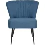 Blue fabric cocktail armchair by vidaXL, Armchairs - Ref: Foro24-244098, Price: 157,86 €, Discount: %