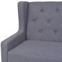 Sillón de tela gris de vidaXL, Sillones - Ref: Foro24-245452, Precio: 214,29 €