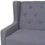Sillón de tela gris de vidaXL, Sillones - Ref: Foro24-245452, Precio: 210,70 €, Descuento: %