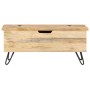Solid mango wood trunk 90x40x45 cm by vidaXL, Storage trunks - Ref: Foro24-289635, Price: 179,32 €, Discount: %