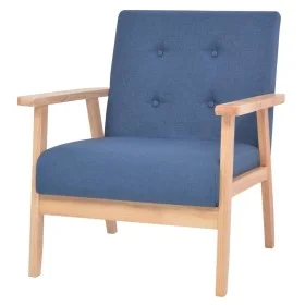 Blauer Stoffsessel von vidaXL, Sessel - Ref: Foro24-244654, Preis: 153,85 €, Rabatt: %