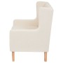 Cremeweißer Stoffsessel von vidaXL, Sessel - Ref: Foro24-245449, Preis: 229,22 €, Rabatt: %