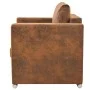 Brown artificial suede armchair by vidaXL, Armchairs - Ref: Foro24-244701, Price: 250,57 €, Discount: %