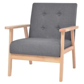 Dark gray fabric armchair by vidaXL, Armchairs - Ref: Foro24-244651, Price: 166,96 €, Discount: %