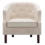 Sillón de tela beige de vidaXL, Sillones - Ref: Foro24-247002, Precio: 177,27 €, Descuento: %
