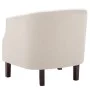 Sillón de tela beige de vidaXL, Sillones - Ref: Foro24-247002, Precio: 177,27 €, Descuento: %