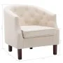 Sillón de tela beige de vidaXL, Sillones - Ref: Foro24-247002, Precio: 177,27 €, Descuento: %