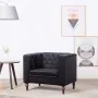 Sillón de terciopelo negro de vidaXL, Sillones - Ref: Foro24-247012, Precio: 236,30 €, Descuento: %