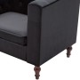 Sessel aus schwarzem Samt von vidaXL, Sessel - Ref: Foro24-247012, Preis: 239,85 €, Rabatt: %