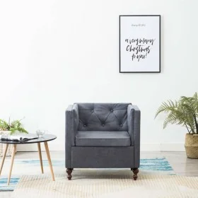 Gray fabric upholstered armchair by vidaXL, Armchairs - Ref: Foro24-247158, Price: 181,85 €, Discount: %