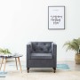 Gray fabric upholstered armchair by vidaXL, Armchairs - Ref: Foro24-247158, Price: 184,07 €, Discount: %