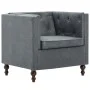 Sillón tapizado de tela gris de vidaXL, Sillones - Ref: Foro24-247158, Precio: 181,84 €, Descuento: %