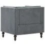 Sillón tapizado de tela gris de vidaXL, Sillones - Ref: Foro24-247158, Precio: 181,84 €, Descuento: %