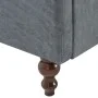 Sillón tapizado de tela gris de vidaXL, Sillones - Ref: Foro24-247158, Precio: 181,84 €, Descuento: %