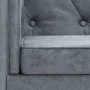 Sillón tapizado de tela gris de vidaXL, Sillones - Ref: Foro24-247158, Precio: 181,84 €, Descuento: %