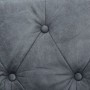 Sillón tapizado de tela gris de vidaXL, Sillones - Ref: Foro24-247158, Precio: 183,98 €
