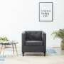 Sillón de tela gris oscuro de vidaXL, Sillones - Ref: Foro24-247161, Precio: 142,49 €, Descuento: %