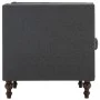 Sillón de tela gris oscuro de vidaXL, Sillones - Ref: Foro24-247161, Precio: 142,49 €, Descuento: %