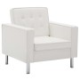 Sillón de cuero sintético blanco | Foro24.es | Tu tienda online para hogar, jardín y más Foro24.es