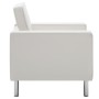 Sillón de cuero sintético blanco | Foro24.es | Tu tienda online para hogar, jardín y más Foro24.es