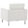 Sillón de cuero sintético blanco | Foro24.es | Tu tienda online para hogar, jardín y más Foro24.es