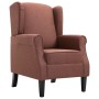 Brauner Stoffsessel von vidaXL, Sessel - Ref: Foro24-248617, Preis: 225,54 €, Rabatt: %