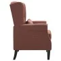 Sillón de tela marrón de vidaXL, Sillones - Ref: Foro24-248617, Precio: 222,22 €, Descuento: %