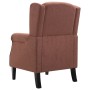 Brauner Stoffsessel von vidaXL, Sessel - Ref: Foro24-248617, Preis: 225,54 €, Rabatt: %