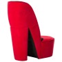 Armchair in the shape of a red velvet high heel shoe by vidaXL, Armchairs - Ref: Foro24-248644, Price: 172,16 €, Discount: %