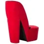 Armchair in the shape of a red velvet high heel shoe by vidaXL, Armchairs - Ref: Foro24-248644, Price: 169,87 €, Discount: %