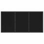 Conjunto de Comedor de Jardín 5 pcs Negro Poliratán
