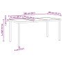 Conjunto de Comedor de Jardín 5 pcs Negro Poliratán