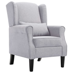 Light gray fabric armchair by vidaXL, Armchairs - Ref: Foro24-248615, Price: 226,16 €, Discount: %