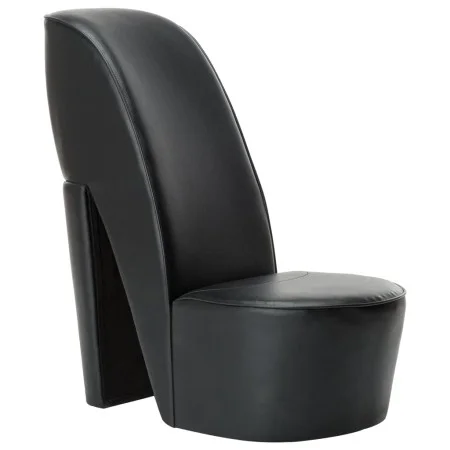 Black synthetic leather high-heeled shoe-shaped armchair by vidaXL, Armchairs - Ref: Foro24-248647, Price: 189,03 €, Discount: %