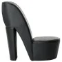 Black synthetic leather high-heeled shoe-shaped armchair by vidaXL, Armchairs - Ref: Foro24-248647, Price: 189,03 €, Discount: %