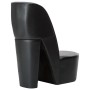 Black synthetic leather high-heeled shoe-shaped armchair by vidaXL, Armchairs - Ref: Foro24-248647, Price: 195,33 €, Discount: %