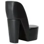 Black synthetic leather high-heeled shoe-shaped armchair by vidaXL, Armchairs - Ref: Foro24-248647, Price: 189,03 €, Discount: %