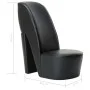 Black synthetic leather high-heeled shoe-shaped armchair by vidaXL, Armchairs - Ref: Foro24-248647, Price: 189,03 €, Discount: %