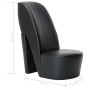 Hochhackiger, schuhförmiger Sessel aus schwarzem Kunstleder von vidaXL, Sessel - Ref: Foro24-248647, Preis: 195,33 €, Rabatt: %