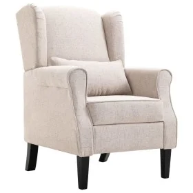 Sillón de tela beige by vidaXL, Armchairs - Ref: Foro24-248614, Price: 273,65 €, Discount: %