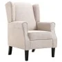 Sillón de tela beige de vidaXL, Sillones - Ref: Foro24-248614, Precio: 271,44 €, Descuento: %