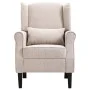 Sillón de tela beige de vidaXL, Sillones - Ref: Foro24-248614, Precio: 271,44 €, Descuento: %