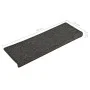 Treppenstufenteppiche 15 Stk. grau und schwarz 65x21x4cm von vidaXL, Treppenmatten - Ref: Foro24-326197, Preis: 64,37 €, Raba...