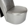 Silberner, schuhförmiger Sessel aus Kunstleder mit hohen Absätzen von vidaXL, Sessel - Ref: Foro24-248649, Preis: 174,11 €, R...