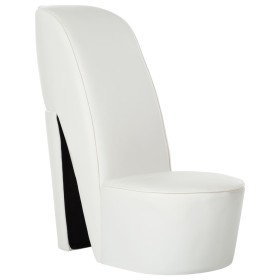 Schuhförmiger Sessel mit weißem Kunstlederabsatz. von vidaXL, Sessel - Ref: Foro24-248652, Preis: 198,32 €, Rabatt: %