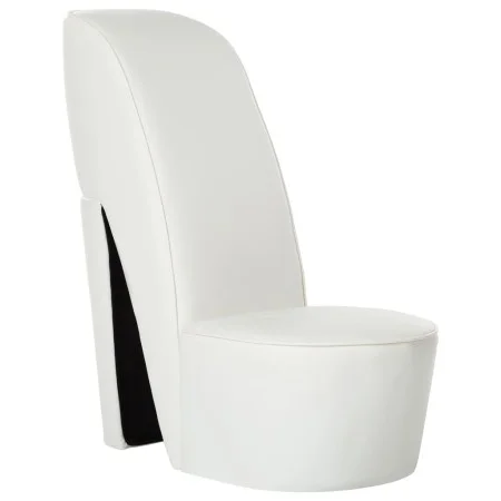 Armchair in the shape of a white synthetic leather high heel shoe by vidaXL, Armchairs - Ref: Foro24-248652, Price: 189,44 €,...