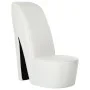Armchair in the shape of a white synthetic leather high heel shoe by vidaXL, Armchairs - Ref: Foro24-248652, Price: 189,44 €,...
